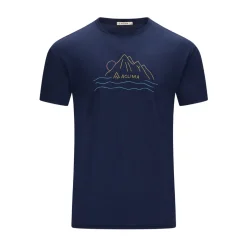 Aclima LW 140 Classic Tee Sunset, herre (NavyBlazer)
