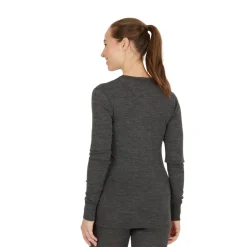 Asivik Hike Wool Blend Uldundertrøje, dame (Black)