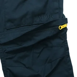 Asivik Hike Zip-Off bukser, junior (Dark Blue)
