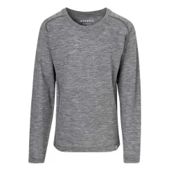 Asivik Wool Crewneck undertrøje, junior (Grey)