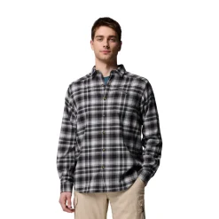 Columbia Cornell Woods Flannel LS, herre (BlackTartan)