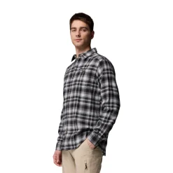Columbia Cornell Woods Flannel LS, herre (BlackTartan)