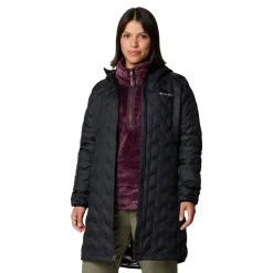 Columbia Delta Ridge II Long Down dunfrakke, dame (Black)