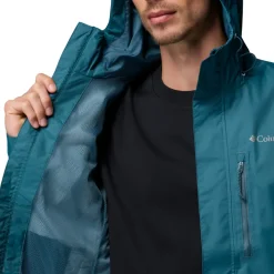 Columbia Pouring Adventure regnjakke, herre (Everblue)