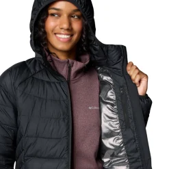 Columbia Powder Lite II Mid Vinterjakke, dame (Black)