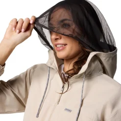 Columbia Skien Valley Hooded LS Sommer- og myggejakke, dame (Dark Stone)