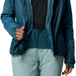 Columbia Snowy Summit Insulated skijakke, dame (Everblue Dobby)