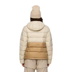 Cotopaxi Fuego Max Down Hooded Dunjakke, dame (Cream and Khaki)