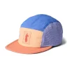 Cotopaxi Tech 5-Panel Hat (Grapefruit / Aster)