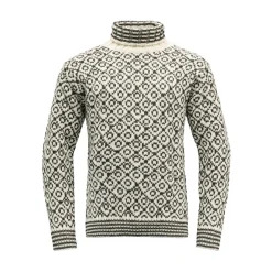 Devold Svalbard Sweater High Neck (Offwhite)