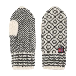 Devold Svalbard Wool Mitten (Offwhite / Anthracite)