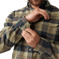 Fjällräven Singi Heavy Flannel Skjorte, herre (Dark Sand)