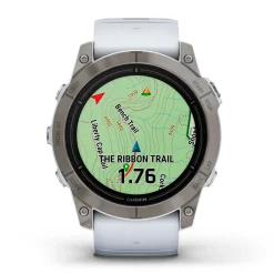 Garmin Epix 2 Pro Sapphire - Titanium, Whitestone rem, 51 mm