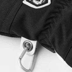 Hestra Army Leather Heli Ski 5-finger skihandske (Black)