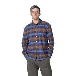 Klitmøller Collective Bobby Shirt, herre (Navy Rust Check)