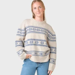 Klitmøller Collective Jette Knit striktrøje, dame (Pastel Sand Ocean)