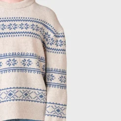 Klitmøller Collective Jette Knit striktrøje, dame (Pastel Sand Ocean)