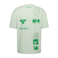 Mammut Base Relaxed T-Shirt Glacier, herre (Silver Sage)