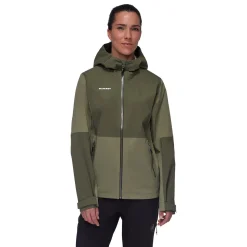 Mammut Linard Guide HS Hooded Skaljakke, dame (Dark Marsh)