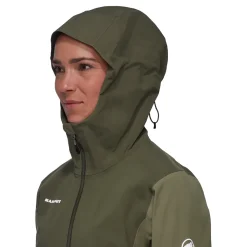 Mammut Linard Guide HS Hooded Skaljakke, dame (Dark Marsh)