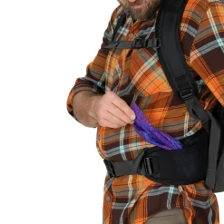 Osprey Farpoint Travel Pack 70 L rejserygsæk, herre (Tunnel Vision Grey)