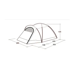 Outwell Cloud 4 campingtelt, 4 personer