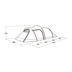 Outwell Earth 3 plus campingtelt, 3 personer
