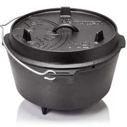 Petromax Dutch Oven ft 9", 8 liter støbejernsgryde
