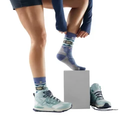 Smartwool Womans Hike Light Cushion Crew Otter Vandresokker, dame (Nightfall Blue)