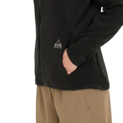SOS Bromo Midlayer Full Zip Fleece, dame (Black)