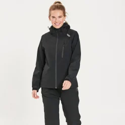 Weather Report Camelia regnjakke, dame (Black)