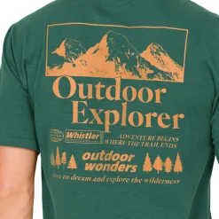 Whistler Kunta T-shirt, herre (Trekking Green)