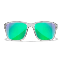 Wiley X Trek, Captivate Polaroid Glas, Transparent Stel, Unisex