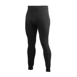 Woolpower Long Johns w/Fly 200 uldunderbukser, herre (Black)
