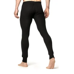 Woolpower Long Johns w/Fly 200 uldunderbukser, herre (Black)